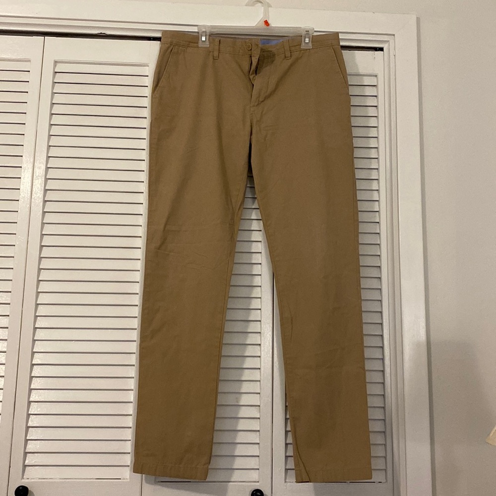 Jcrew men’s khaki pants slim fit 34X 34